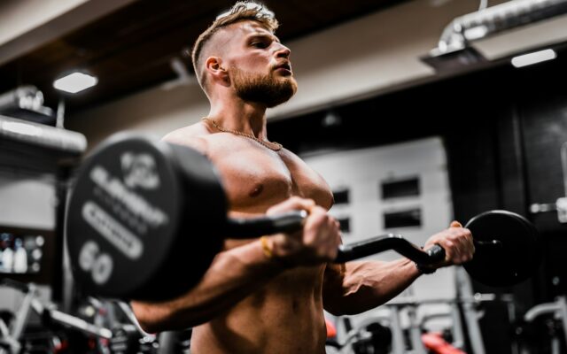 Intense high-intensity workout, representing the Insanity program