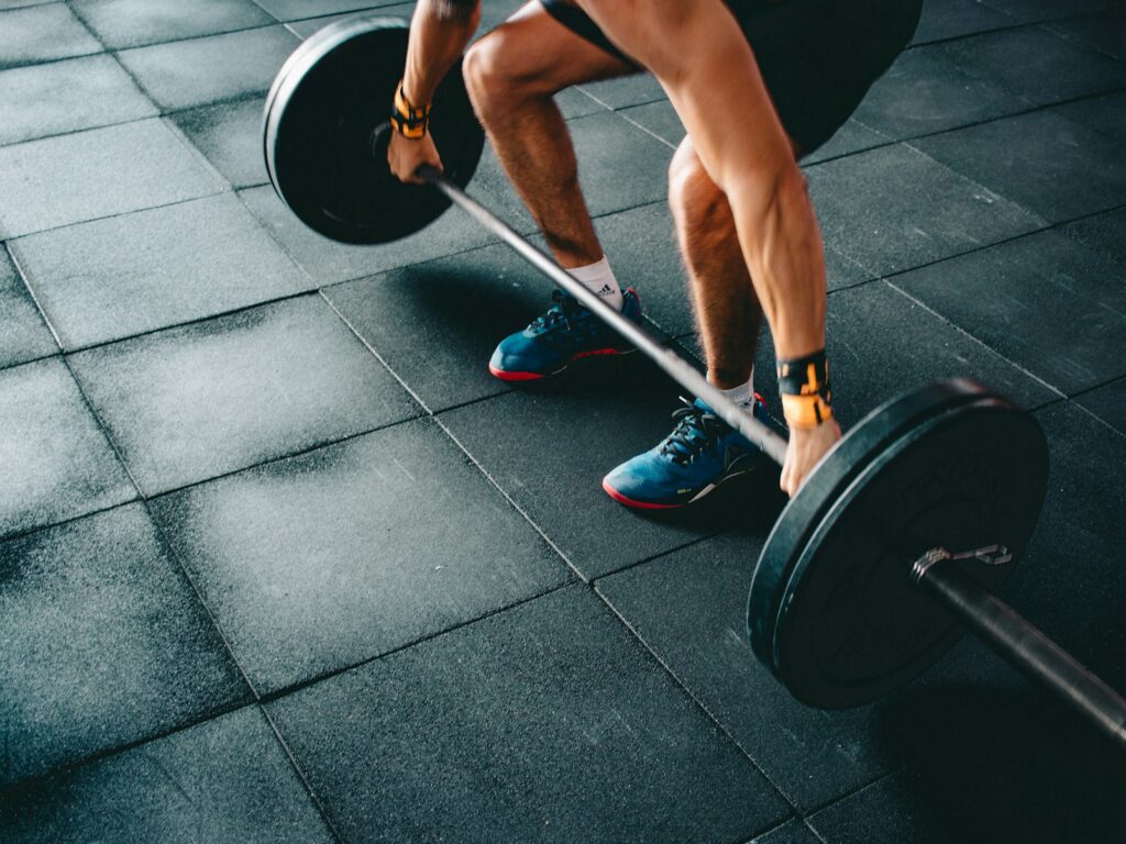 Home fitness workout, representing the Peloton platform
